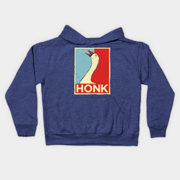 Obey the Horrible Goose Kids Hoodie by DCLawrenceUK